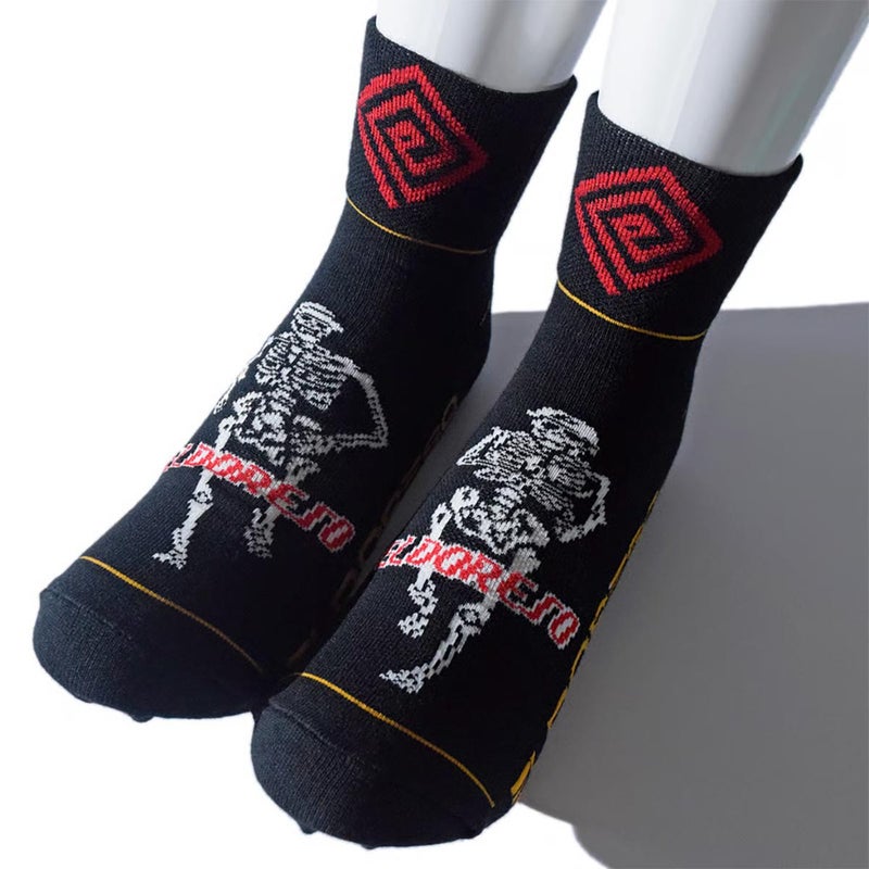 エルドレッソELDORESOランニングソックス靴下SkullSocksE7603916メンズレディースユニセックス26SP春夏
