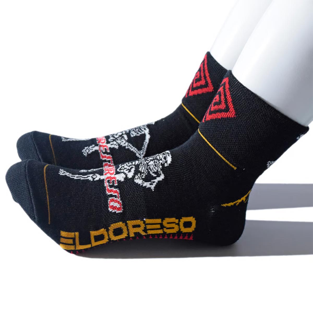 エルドレッソELDORESOランニングソックス靴下SkullSocksE7603916メンズレディースユニセックス26SP春夏