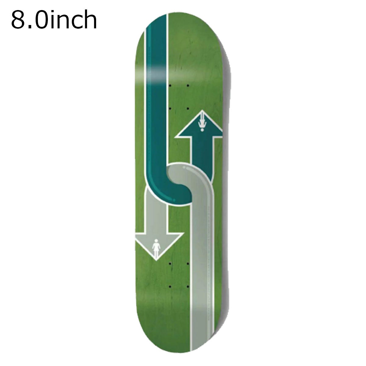 ガールGIRLスケボースケートボードデッキ板デュアルディレクショナルDUALDIRECTIONAL8.0G5015