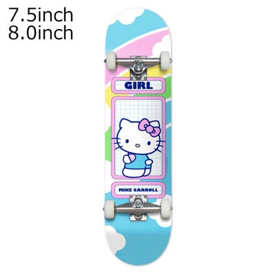 ガールGIRLスケボースケートボードコンプリートキャロルハローキティコンプリートCARROLLHELLOKITTYCOMPLETEGC5010ジュニアキッズ子ども男の子女の子
