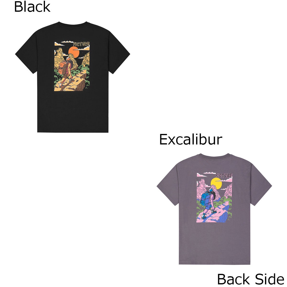 ピクチャーPICTUREサーフィンサーフウェア半袖TシャツNIGHTKINGTEEMTS1338メンズ男性26SP春夏