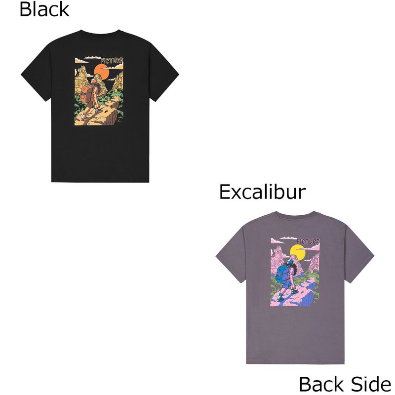 ピクチャーPICTUREサーフィンサーフウェア半袖TシャツNIGHTKINGTEEMTS1338メンズ男性26SP春夏