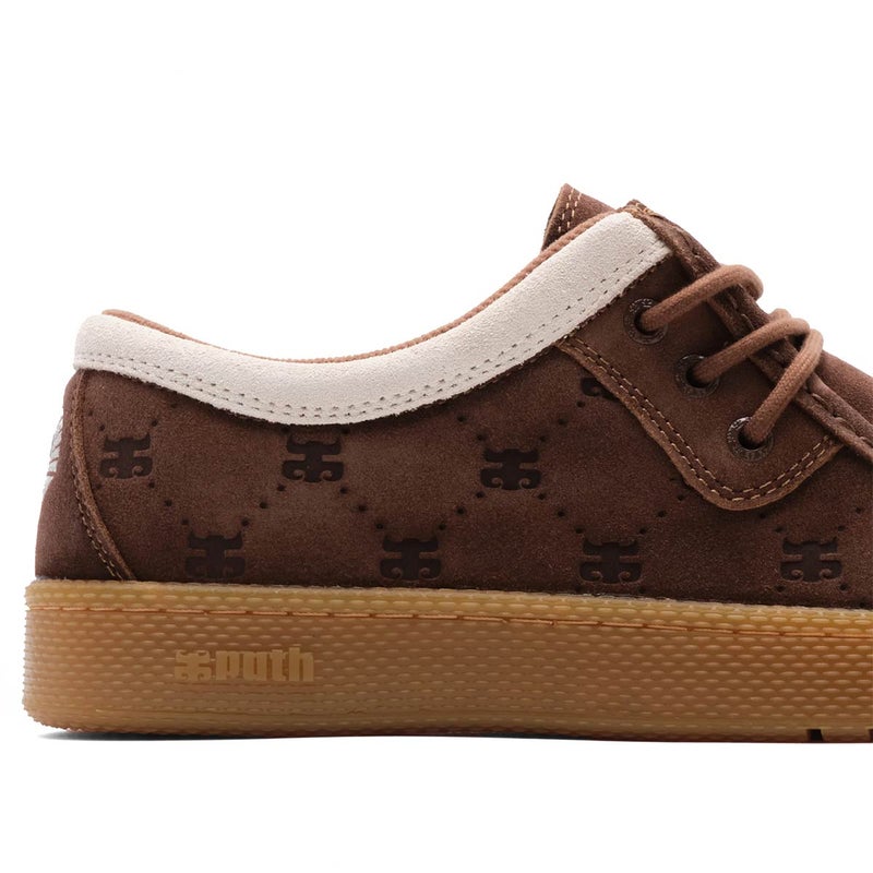 アイパスI-PATHスケボースケートボードスケシュースニーカーシューズ靴CATSLOWBROWNEMBOSSEDSUEDE32011262345708メンズ男性26SP春夏