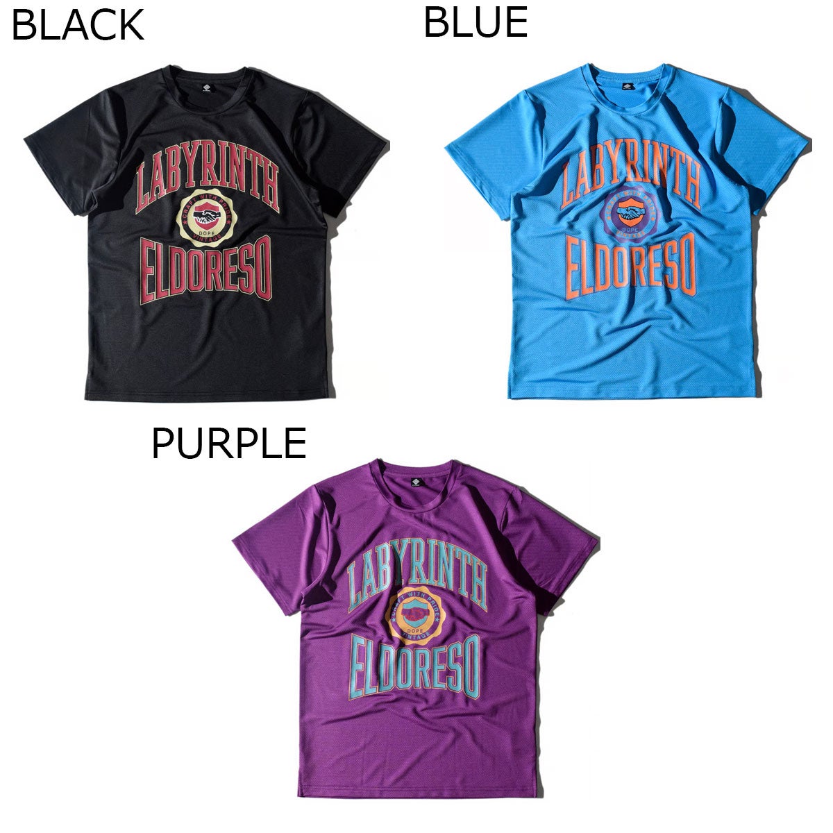 エルドレッソELDORESOランニングウェア半袖TシャツLabyrinthTeeE1018216メンズレディースユニセックス26SP春夏