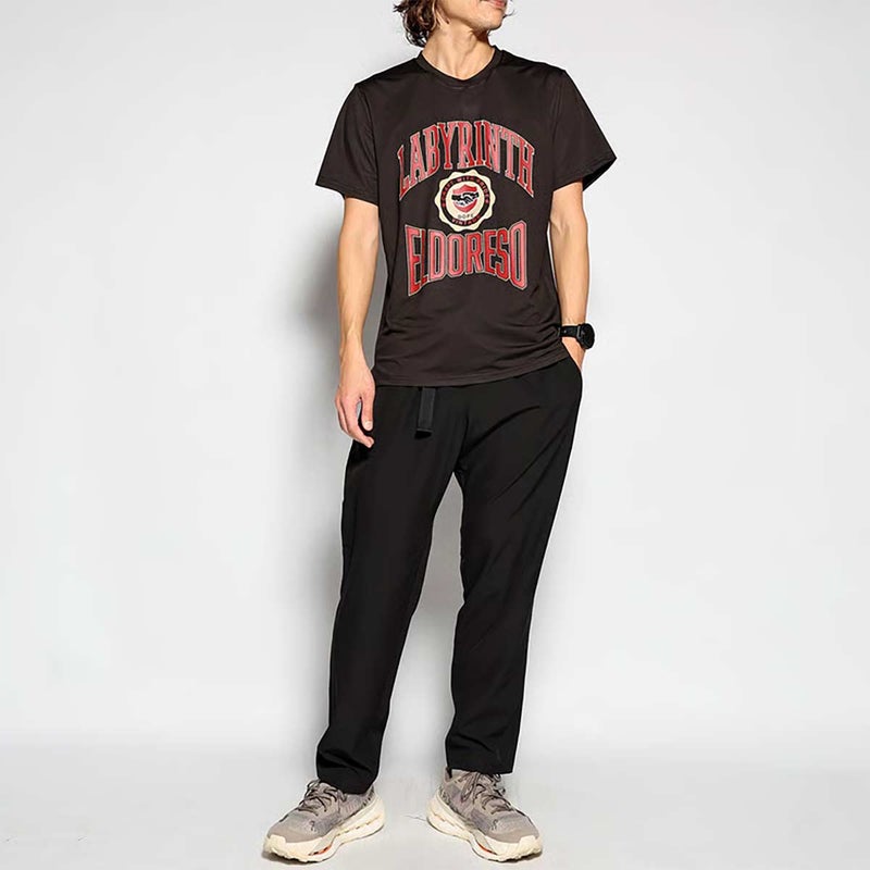 エルドレッソELDORESOランニングウェア半袖TシャツLabyrinthTeeE1018216メンズレディースユニセックス26SP春夏