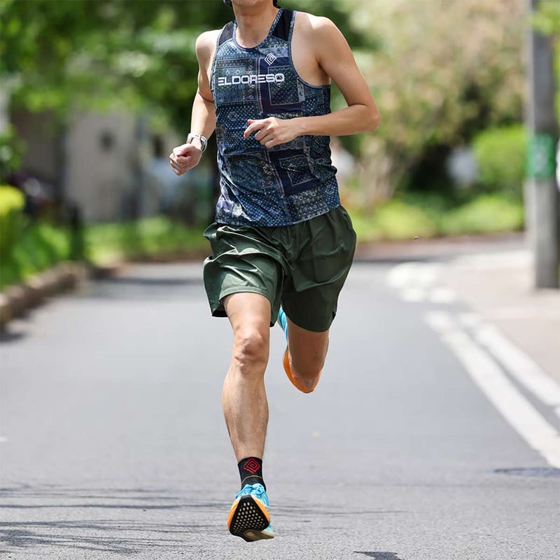 エルドレッソELDORESOランニングウェアノースリーブタンクトップNderebaEarnestTankE1224516メンズレディースユニセックス26SP春夏