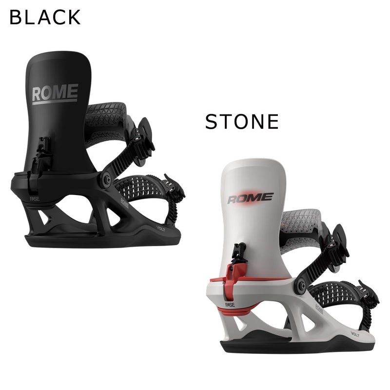 ロームROMEスノボースノボスノーボードバインディングビンディングMENSVOLTFASES-BIN2627-7メンズ男性26-27