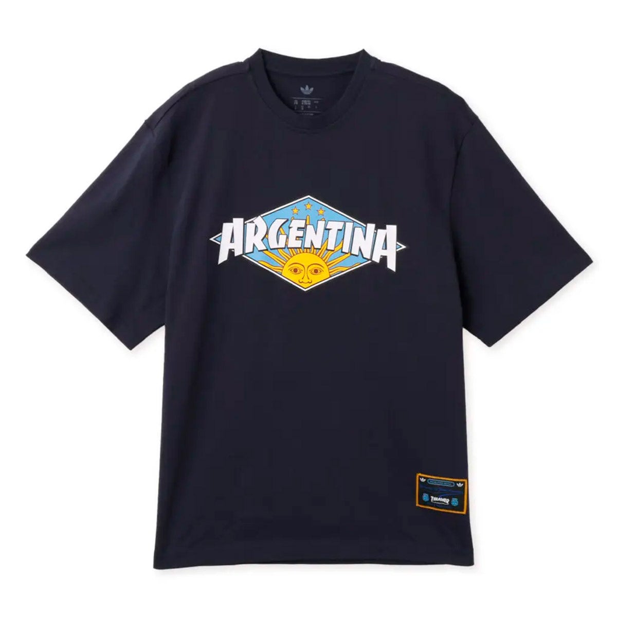 アディダススケートボーディングADIDASSKATEBOARDINGスケボースケートボードウェア半袖TシャツTHRASHERxAFAARGENTINATEEKX-4543メンズ男性26SU春夏