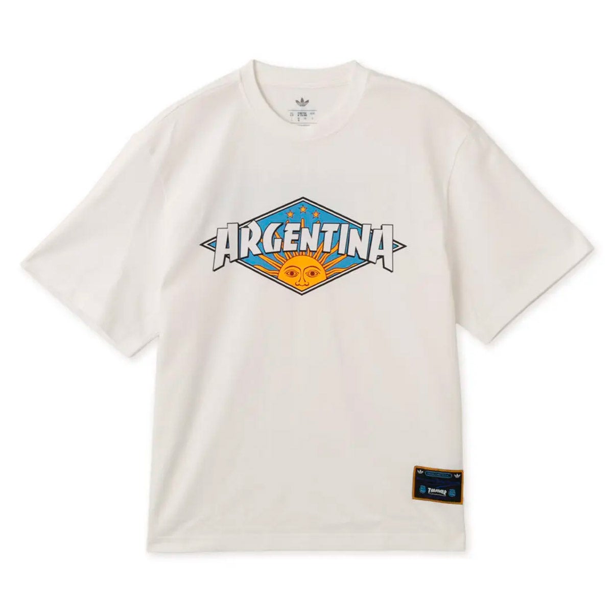 アディダススケートボーディングADIDASSKATEBOARDINGスケボースケートボードウェア半袖TシャツTHRASHERxAFAARGENTINATEEKX-4544メンズ男性26SU春夏
