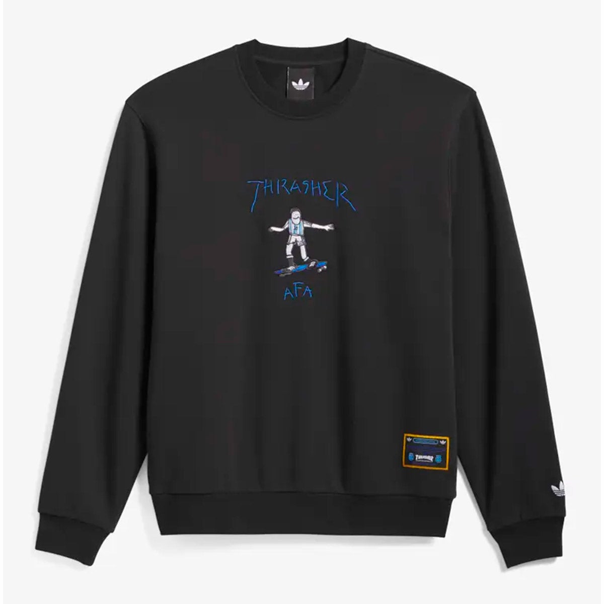 アディダススケートボーディングADIDASSKATEBOARDINGスケボースケートボードウェアスウェットパーカーTHRASHERxAFAGONZCREWKX-4545メンズ男性26SU春夏