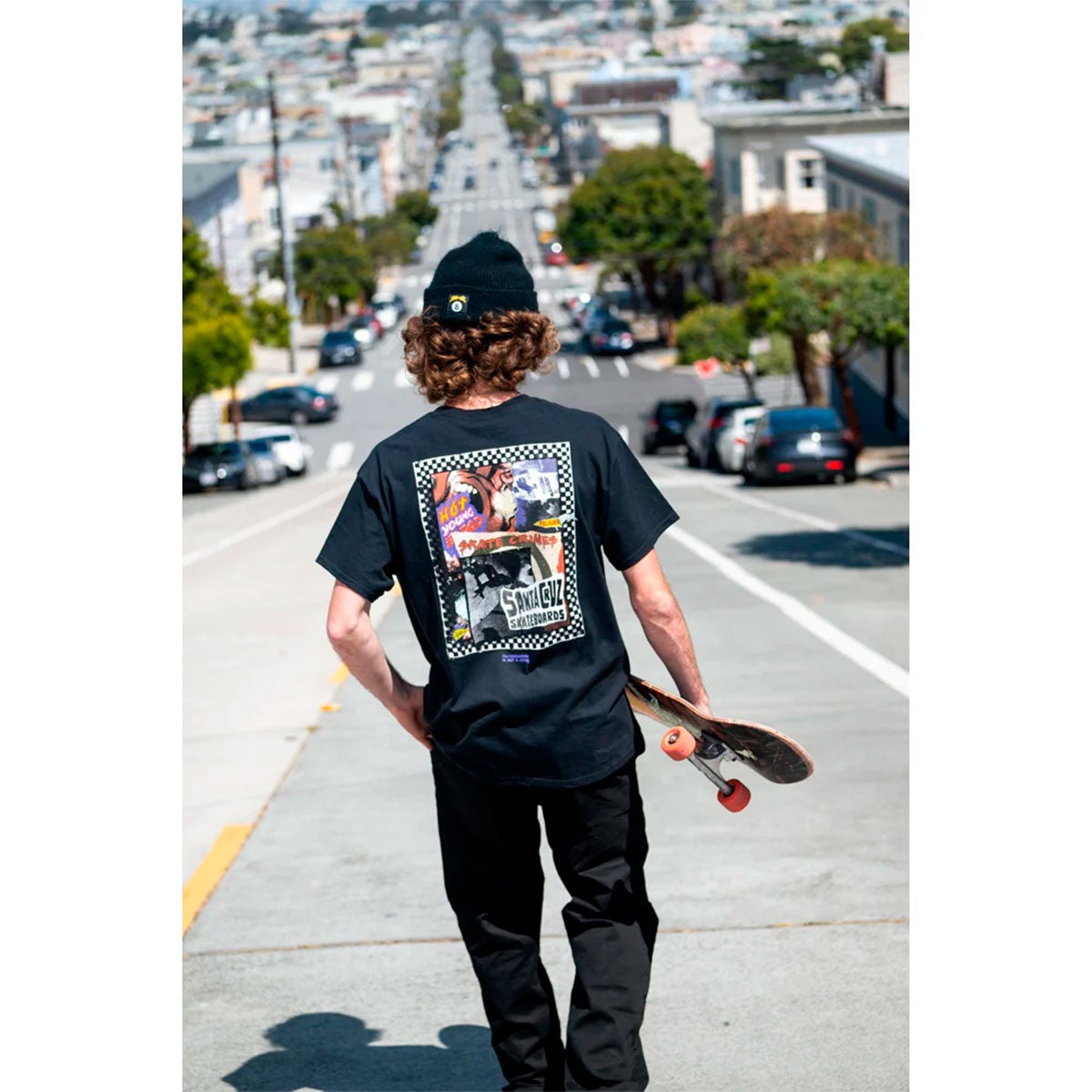 サンタクルーズSANTACRUZスケボースケートボードウェア半袖TシャツADCOLLAGES/SREGULART-SHIRT510261414メンズ男性26SP春夏