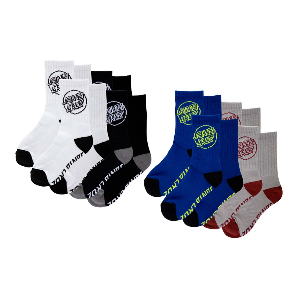 サンタクルーズSANTACRUZスケボースケートボードソックス靴下OPUSSTRIP4-PACKYOUTHSOCKS510261910ジュニアキッズ子ども男の子女の子26SP春夏