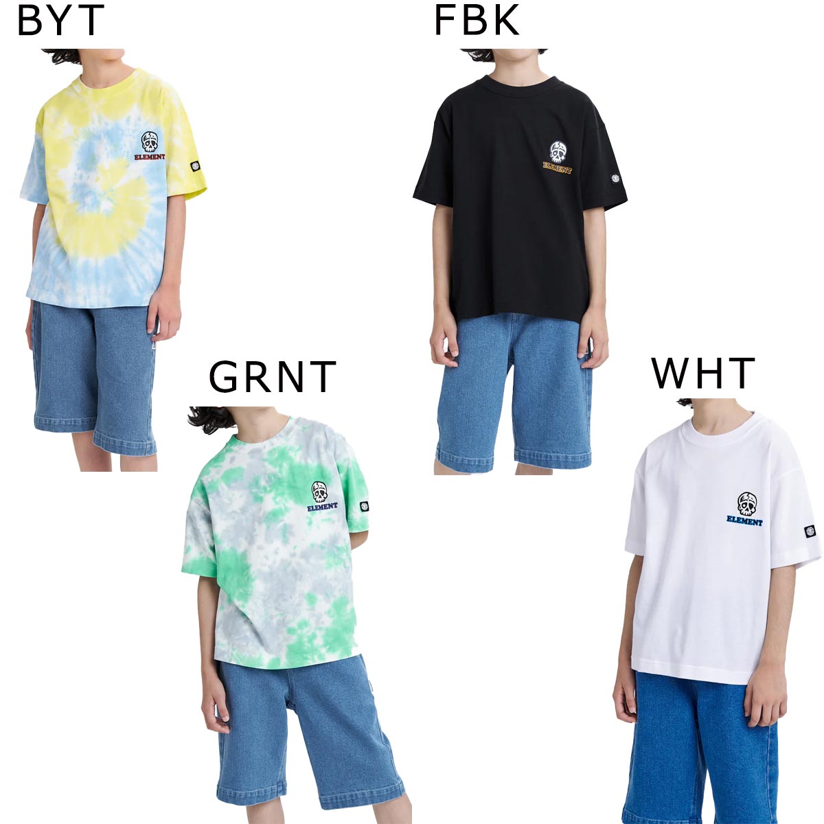 エレメントELEMENTスケボースケートボードウェア半袖TシャツTIMBER3SSYTシャツBG025250ジュニアキッズ子ども男の子女の子26SU春夏