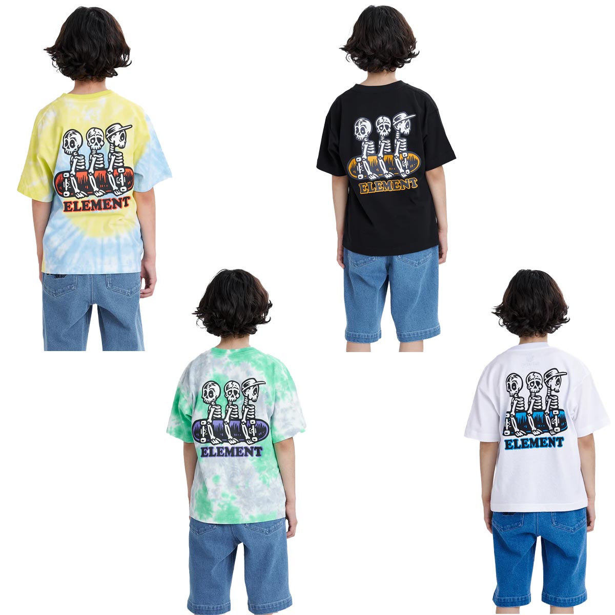 エレメントELEMENTスケボースケートボードウェア半袖TシャツTIMBER3SSYTシャツBG025250ジュニアキッズ子ども男の子女の子26SU春夏