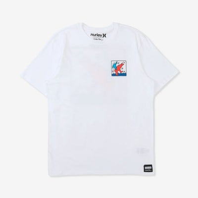 ハーレーHurleyサーフィンサーフウェア半袖Tシャツキース・ヘリングドルフィンライドショートスリーブTシャツMTS11979メンズ男性26SU春夏