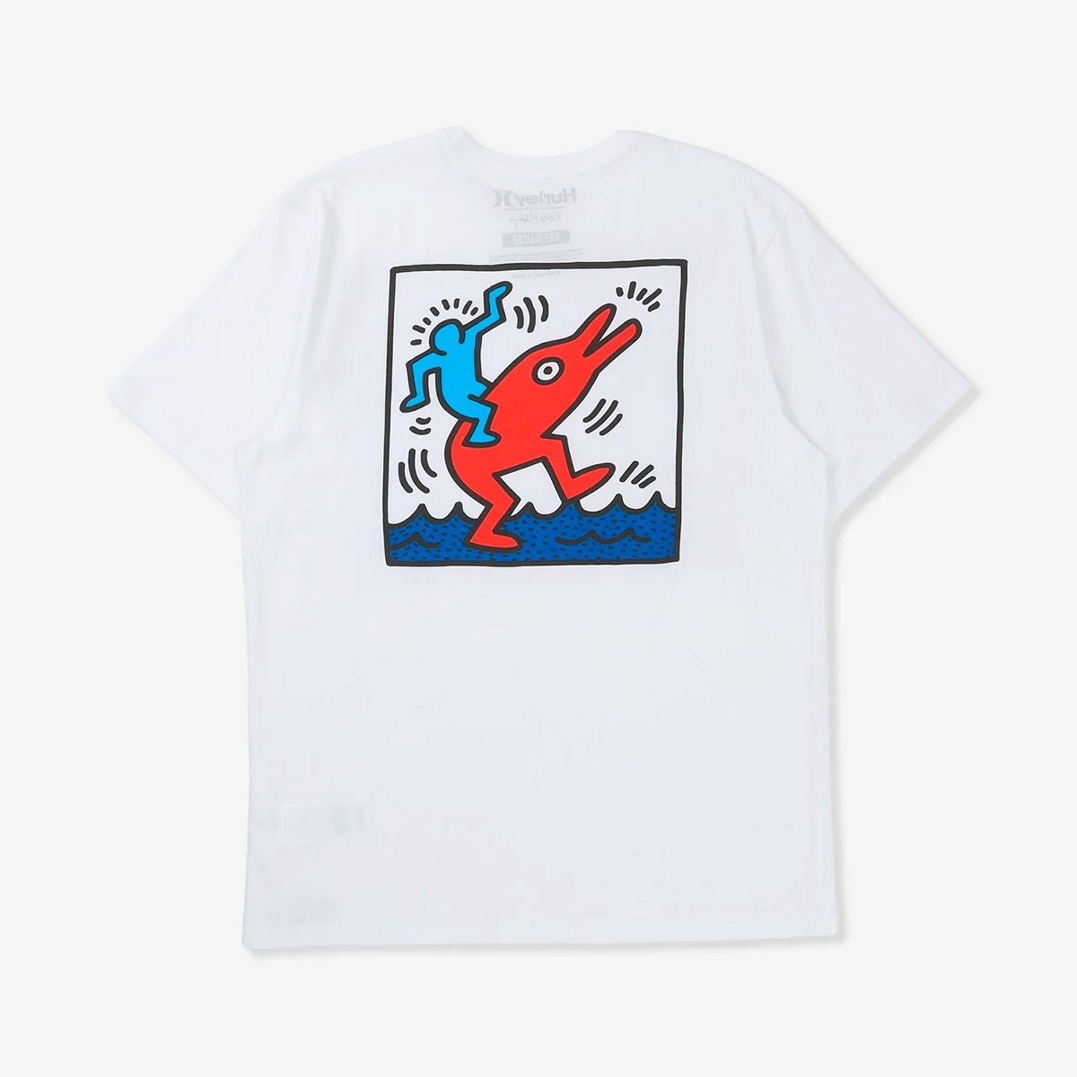 ハーレーHurleyサーフィンサーフウェア半袖Tシャツキース・ヘリングドルフィンライドショートスリーブTシャツMTS11979メンズ男性26SU春夏