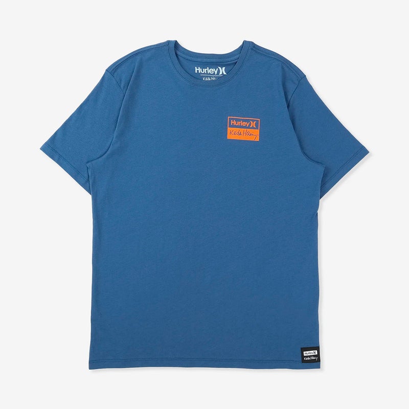 ハーレーHurleyサーフィンサーフウェア半袖Tシャツキース・ヘリングシースケープショートスリーブTシャツMTS11980メンズ男性26SU春夏
