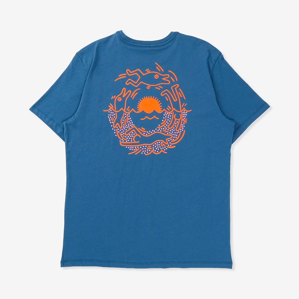 ハーレーHurleyサーフィンサーフウェア半袖Tシャツキース・ヘリングシースケープショートスリーブTシャツMTS11980メンズ男性26SU春夏