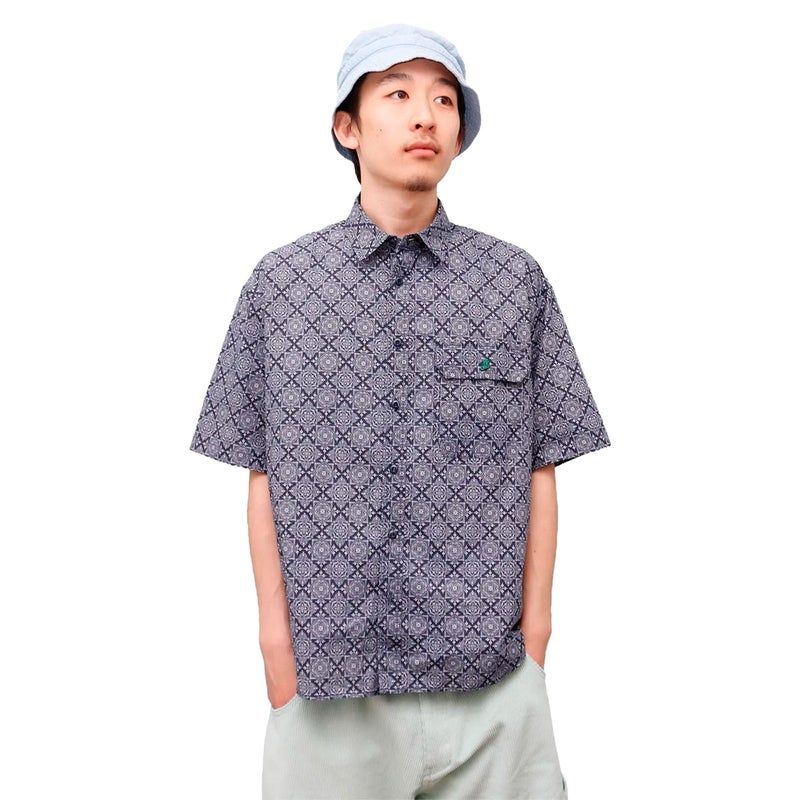 ウィムジーWHIMSYスケボースケートボードウェア半袖シャツBANDANASHIRT12231U130272メンズ男性26SU春夏