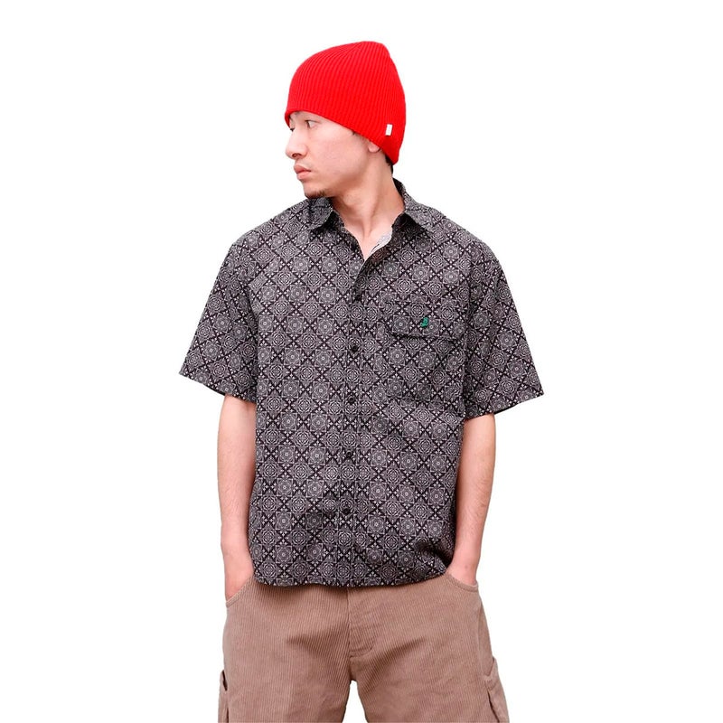 ウィムジーWHIMSYスケボースケートボードウェア半袖シャツBANDANASHIRT12231U130272メンズ男性26SU春夏