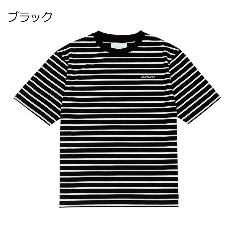 ウィムジーWHIMSYスケボースケートボードウェア半袖TシャツRAYONBORDERTEE12231U130275メンズ男性26SU春夏