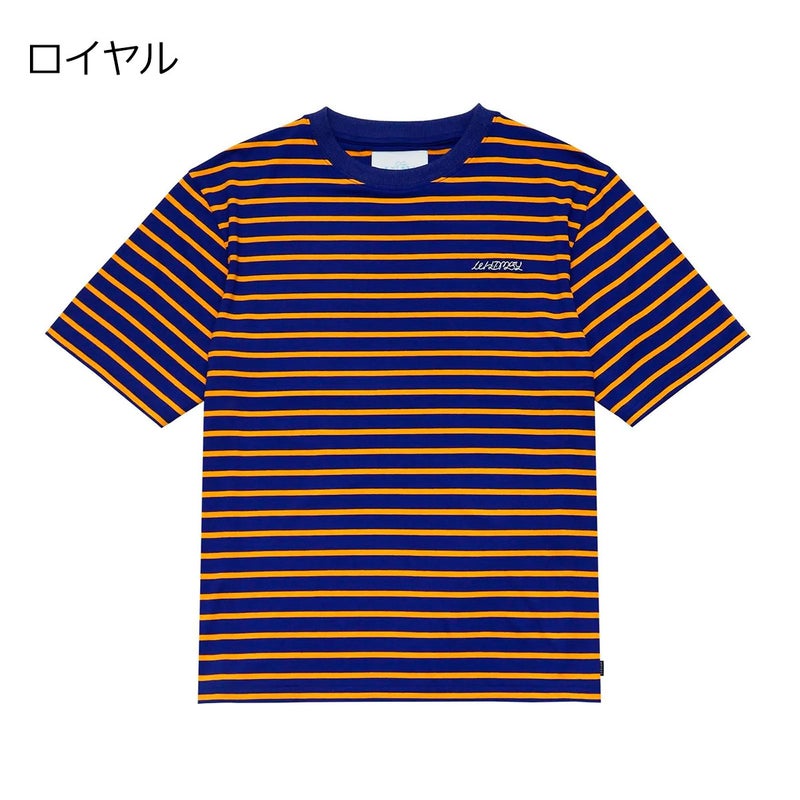 ウィムジーWHIMSYスケボースケートボードウェア半袖TシャツRAYONBORDERTEE12231U130275メンズ男性26SU春夏