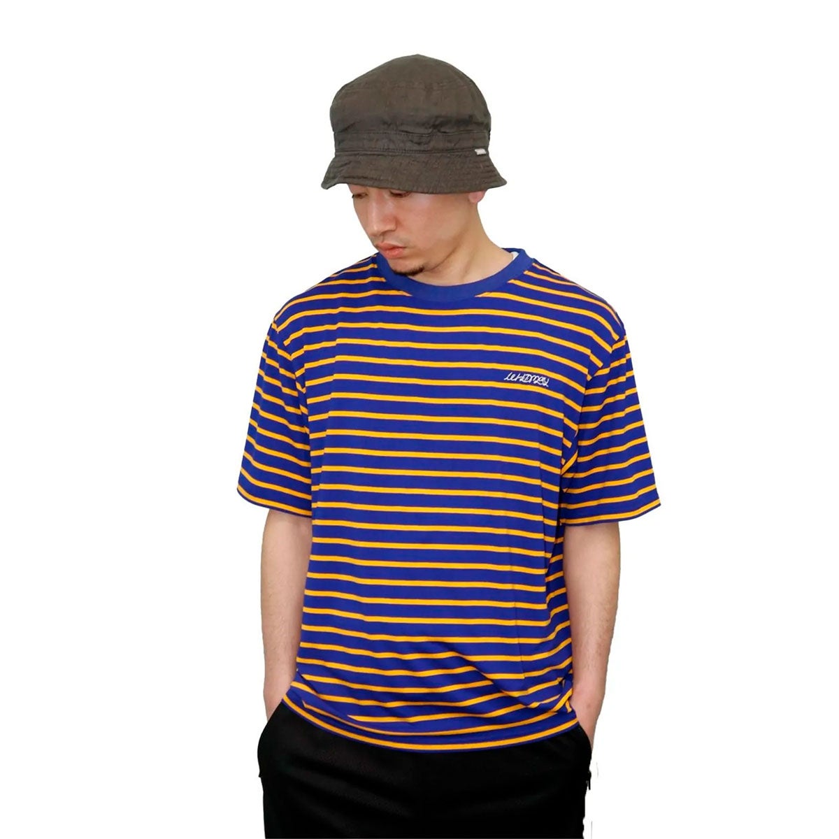 ウィムジーWHIMSYスケボースケートボードウェア半袖TシャツRAYONBORDERTEE12231U130275メンズ男性26SU春夏