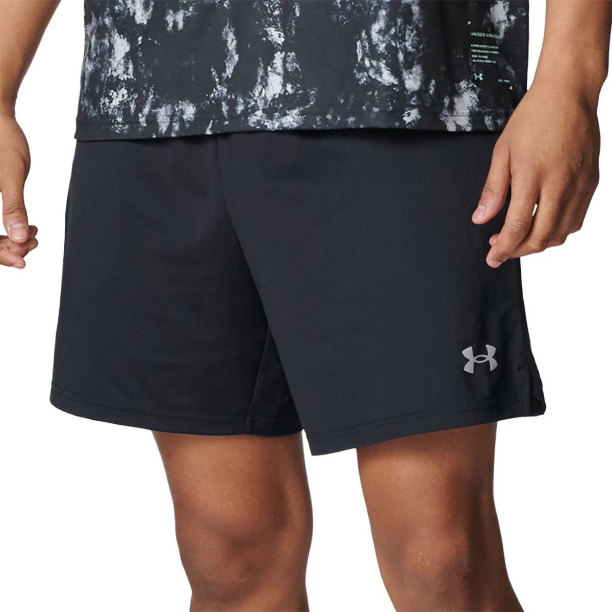 アンダーアーマーUNDERARMOURランニングウェアボトムスショートハーフパンツ短パンモチベートニットショーツ6012547-001メンズ男性26SP春夏