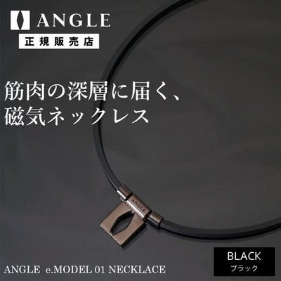 アングルANGLEベースボール野球ソフトボール磁気ネックレスANGLEe.MODEL01NECKLACEブラックAE01NBL26SU春夏