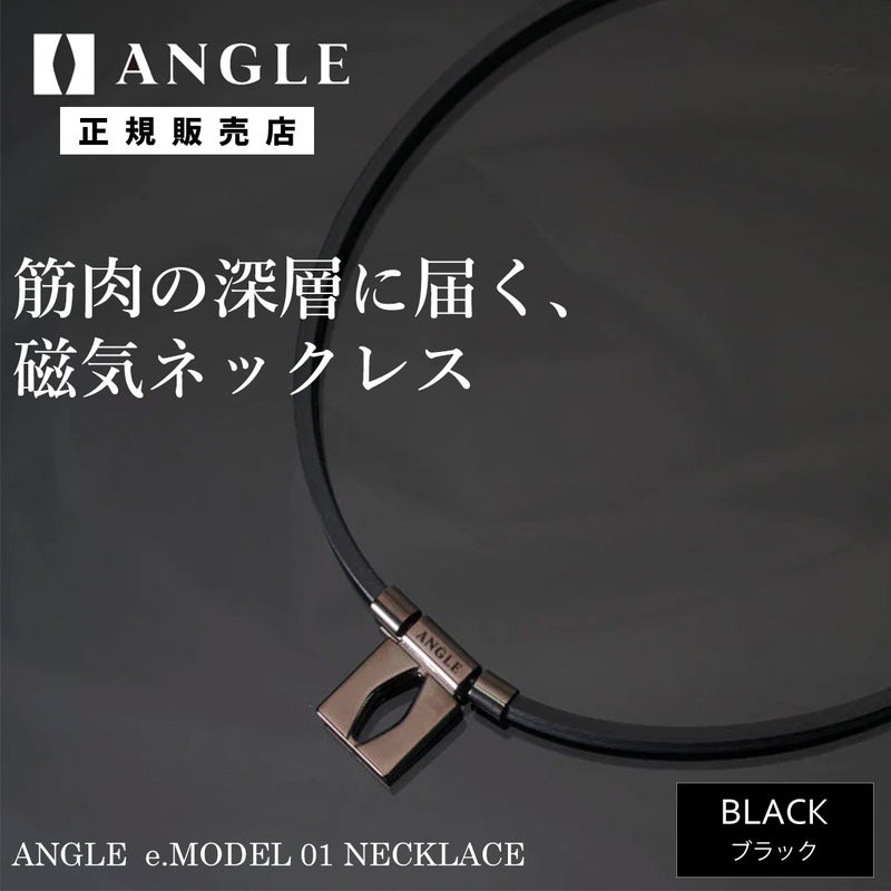 アングルANGLEベースボール野球ソフトボール磁気ネックレスANGLEe.MODEL01NECKLACEブラックAE01NBL26SU春夏