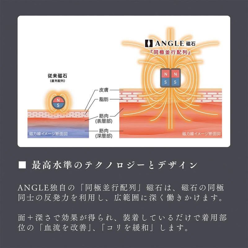 アングルANGLEベースボール野球ソフトボール磁気ネックレスANGLEe.MODEL01NECKLACEブラックAE01NBL26SU春夏