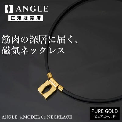 アングルANGLEベースボール野球ソフトボール磁気ネックレスANGLEe.MODEL01NECKLACEピュアゴールド24金PlatingAE01NGL26SU春夏