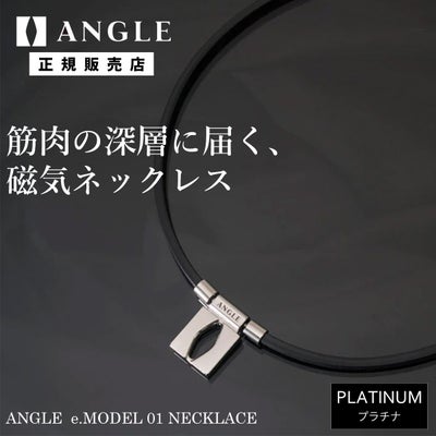 アングルANGLEベースボール野球ソフトボール磁気ネックレスANGLEe.MODEL01NECKLACEプラチナAE01NPL26SU春夏