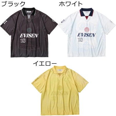 エビセンEVISENスケボースケートボードウェア半袖シャツEVI-FCSHIRT26SU-S02メンズ男性26SU春夏