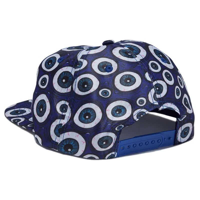 ヘロインHEROINスケボースケートボード帽子キャップEYESBLUESNAPBACKCAP06-85-003726SP春夏