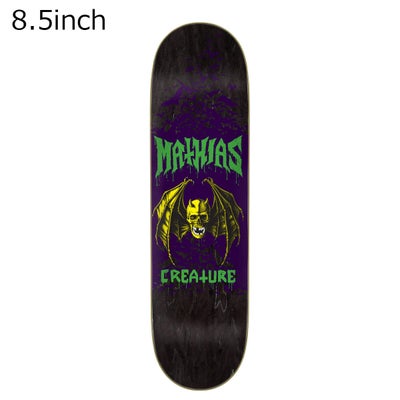 クリーチャーCREATUREスケボースケートボードデッキ板CRTMATHIASSKULLBATSTUMP8.531032737