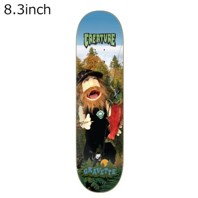 クリーチャーCREATUREスケボースケートボードデッキ板CRTGRAVETTEFUZZY8.331032739