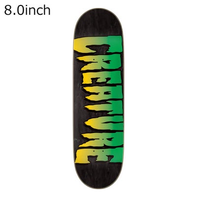 クリーチャーCREATUREスケボースケートボードデッキ板CRTLOGOSTUMPS8.031032744