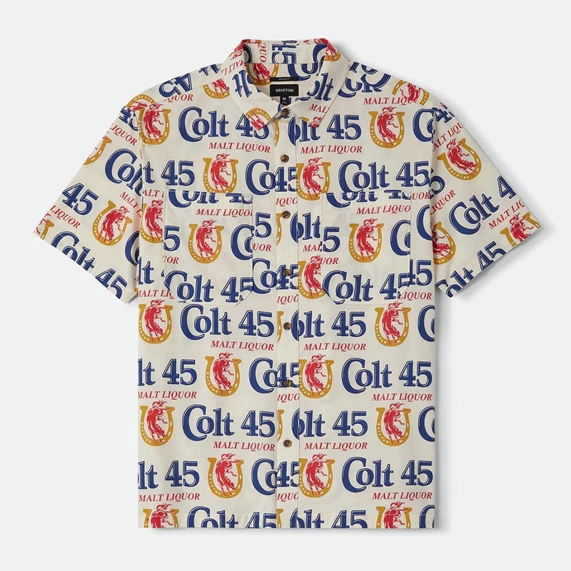ブリクストンBRIXTONスケボースケートボードウェア半袖シャツCOLT45XBRIXTONS/SWVN01506メンズ男性26SP春夏