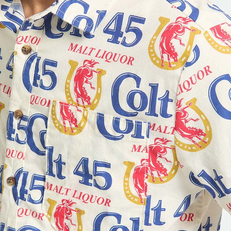 ブリクストンBRIXTONスケボースケートボードウェア半袖シャツCOLT45XBRIXTONS/SWVN01506メンズ男性26SP春夏