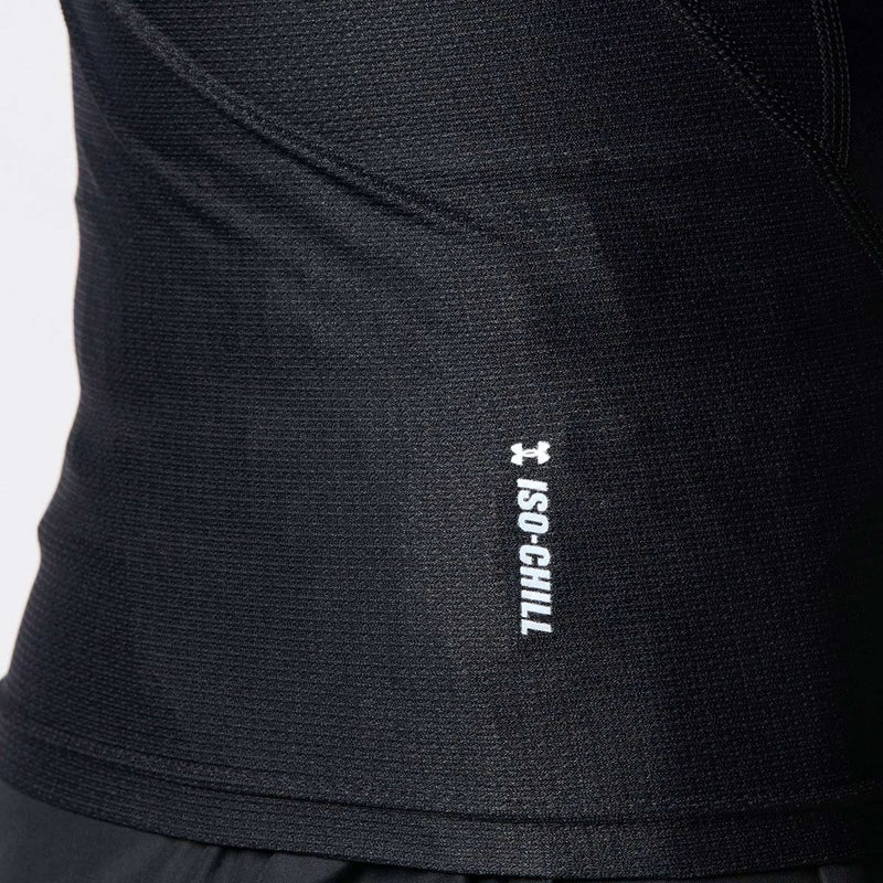 アンダーアーマーUNDERARMOURジムフィットネスヨガウェア長袖TシャツロンTアイソチルコンプレッションロングスリーブクルーネックシャツ1364468-001メンズ男性26SP春夏