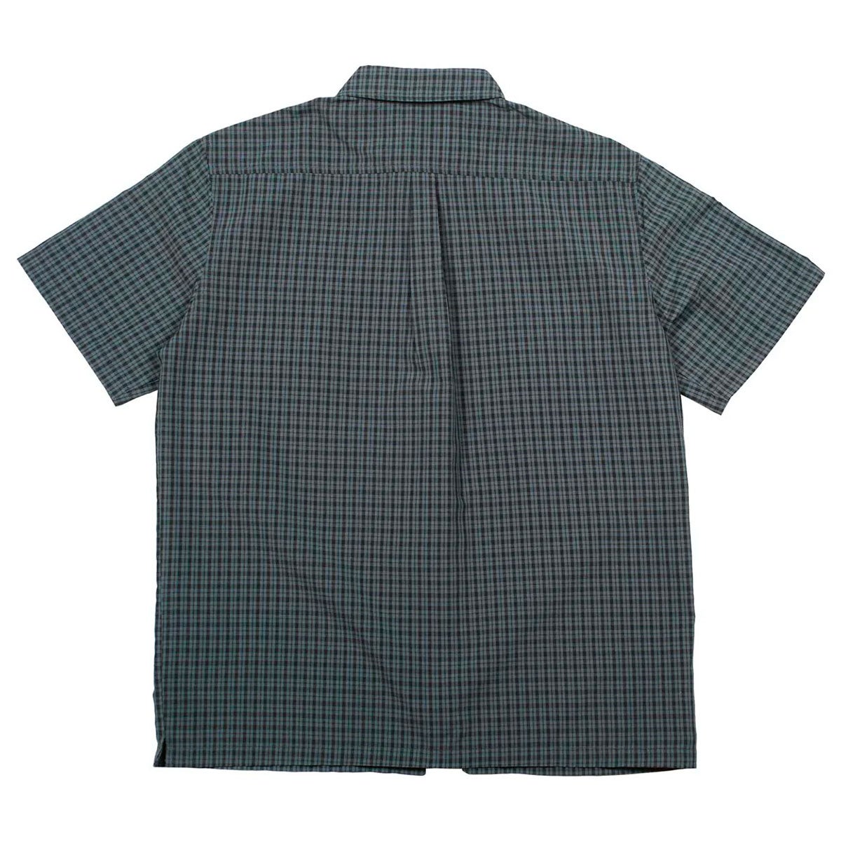 セオリーズTHEORIESスケボースケートボードウェア半袖シャツAVIGNONFlannelButtonUpAzureBlue36391SE80204メンズ男性26SP春夏