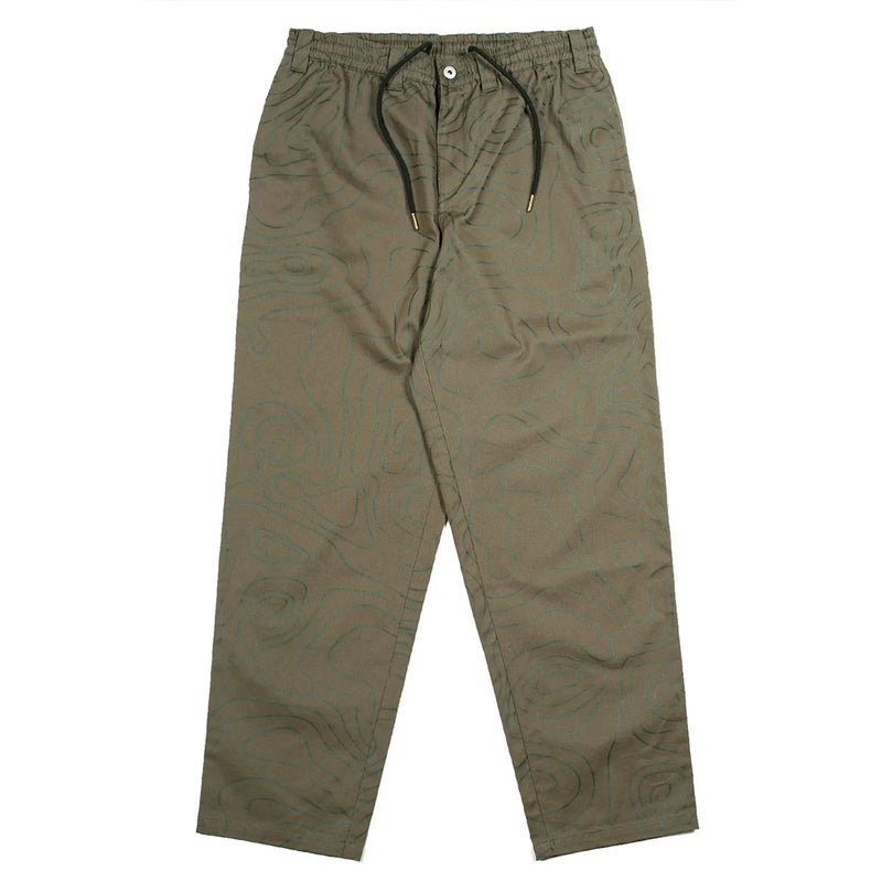 セオリーズTHEORIESスケボースケートボードウェアボトムスロングパンツ長ズボンStampLoungePantContourGreen36391SE80206メンズ男性26SP春夏
