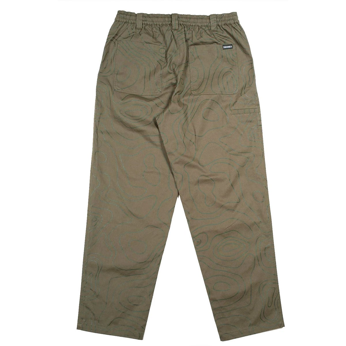 セオリーズTHEORIESスケボースケートボードウェアボトムスロングパンツ長ズボンStampLoungePantContourGreen36391SE80206メンズ男性26SP春夏