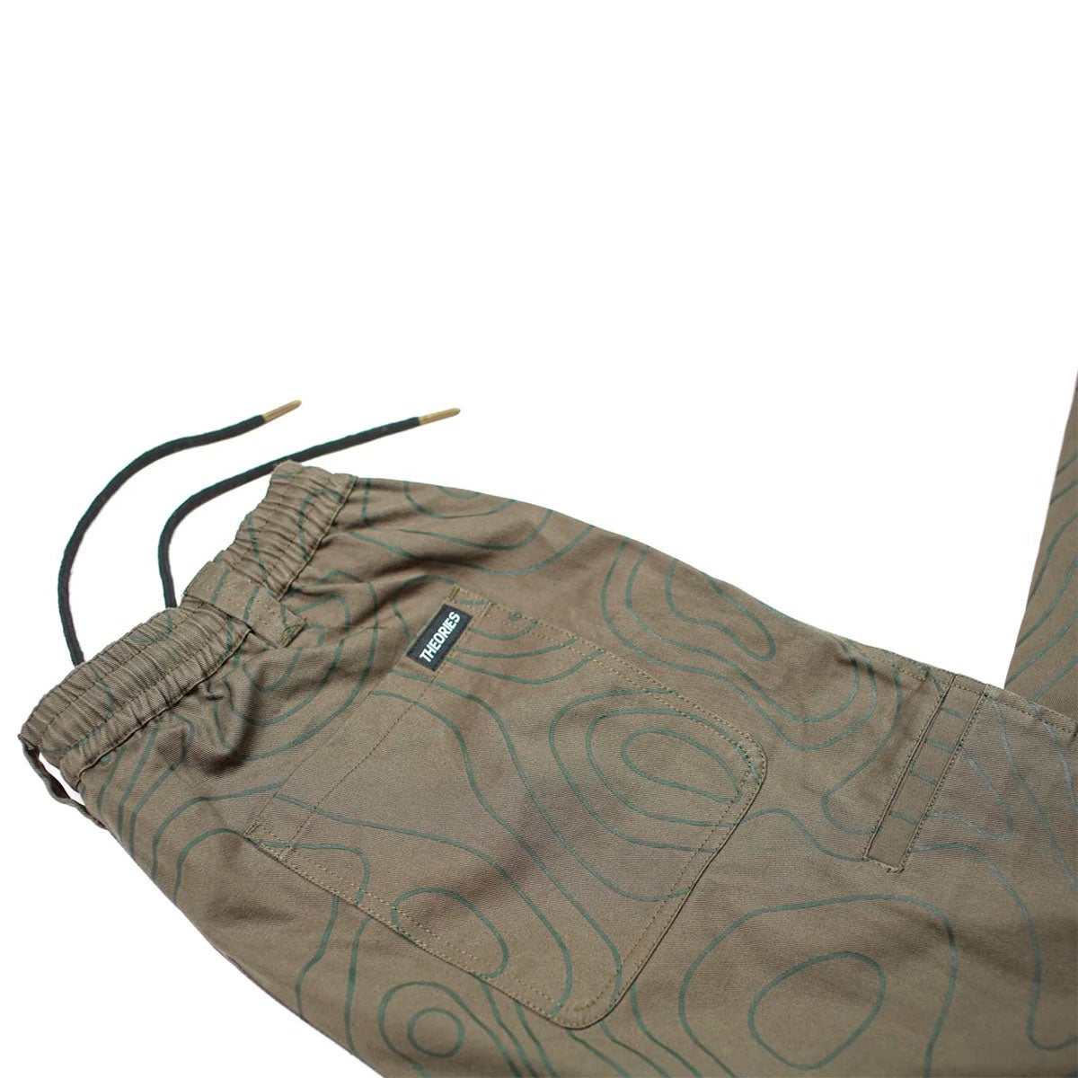 セオリーズTHEORIESスケボースケートボードウェアボトムスロングパンツ長ズボンStampLoungePantContourGreen36391SE80206メンズ男性26SP春夏