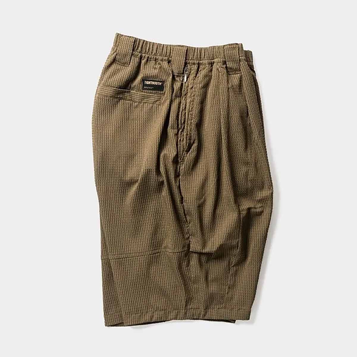 タイトブースTIGHTBOOTHランニングウェアボトムスショートハーフパンツ短パンSEERSUCKERBIGSHORTSSU26-B05メンズ男性26SU春夏