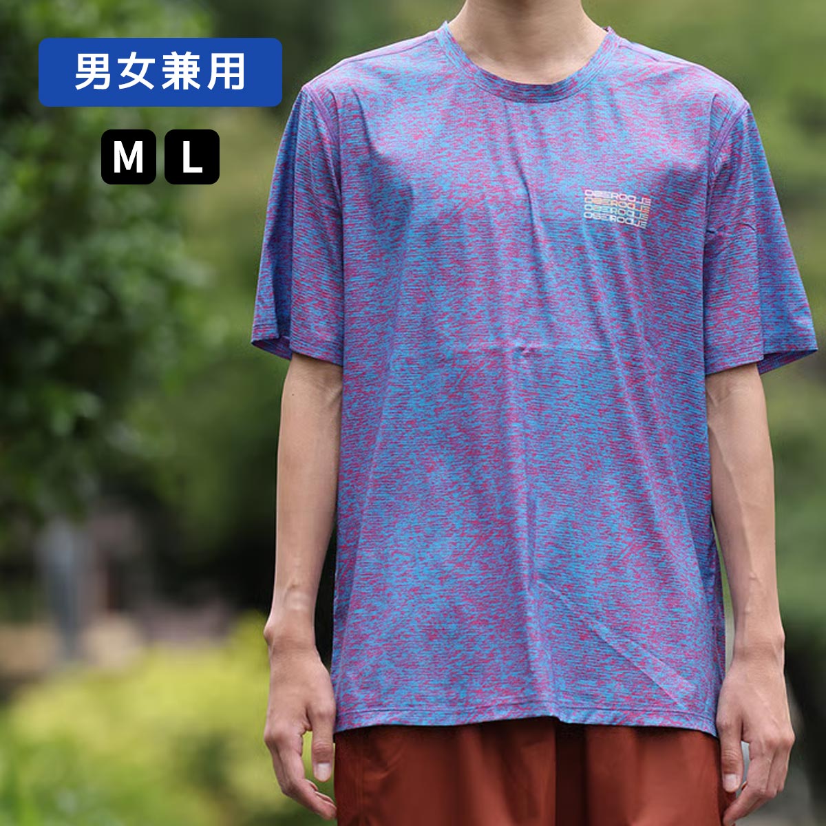エルドレッソELDORESOランニングウェア半袖TシャツFigureTeeE1018116メンズレディースユニセックス26SP春夏