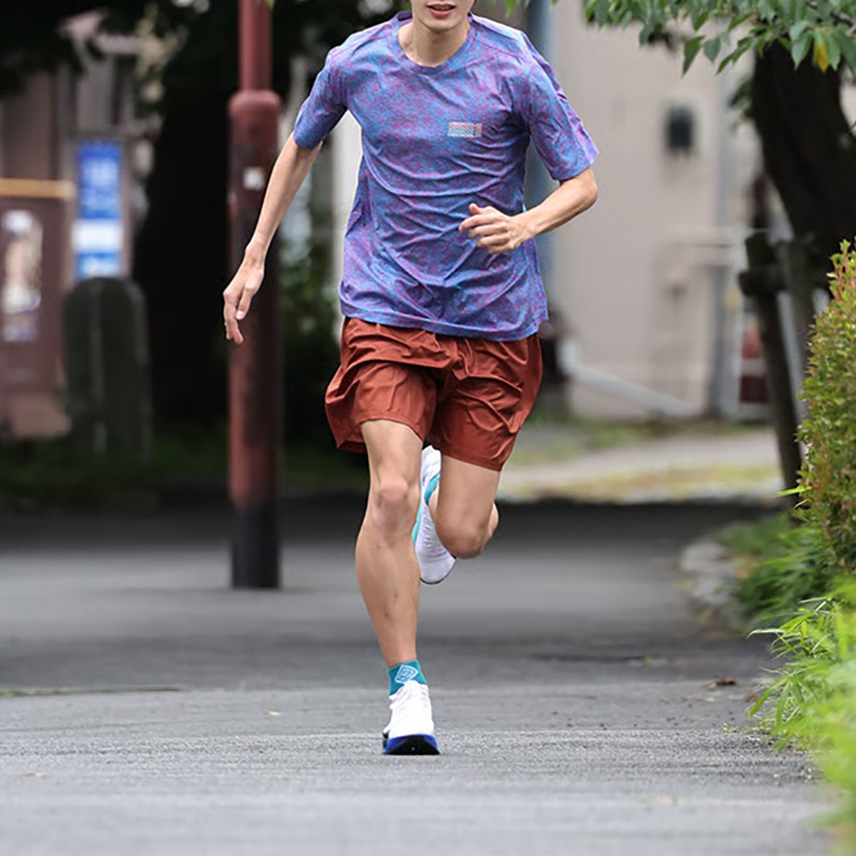 エルドレッソELDORESOランニングウェア半袖TシャツFigureTeeE1018116メンズレディースユニセックス26SP春夏