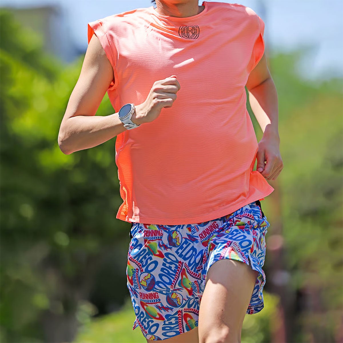 エルドレッソELDORESOランニングウェアノースリーブタンクトップRollUpSleevelessE1224416メンズレディースユニセックス26SP春夏