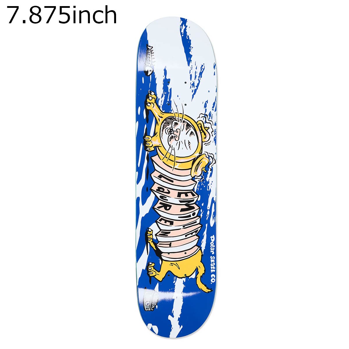 ポーラーPOLARスケボースケートボードデッキ板EMILELAURENTACCORDIONDOG7.87517411HI6001826SP春夏